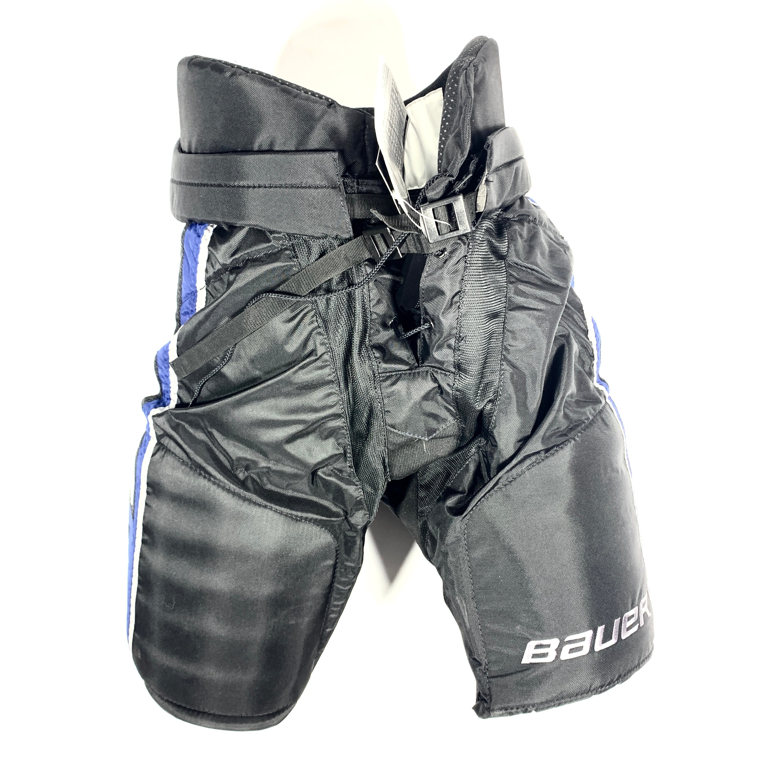 Bauer Supreme - Pantalon de hockey NHL Pro Stock - Lightning de Tampa Bay (noir/bleu/blanc)